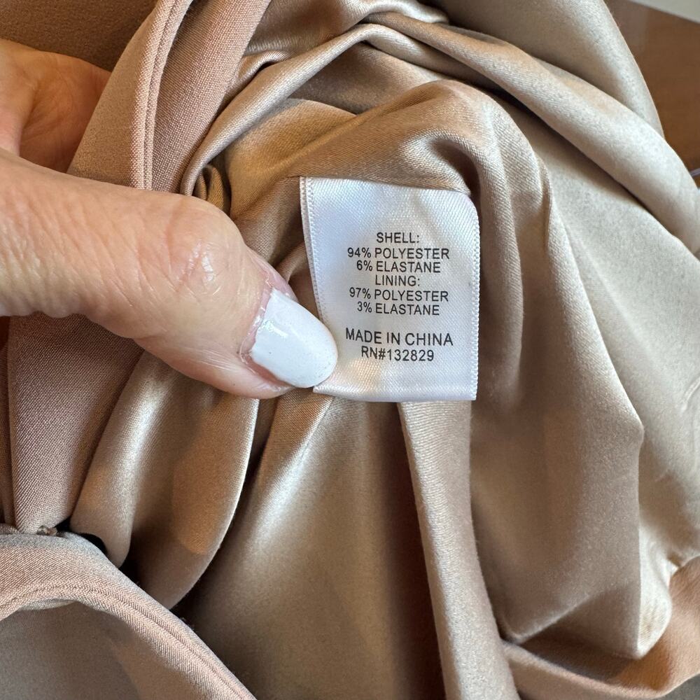 Camila Coelho Morena Blazer Nude Toffee Size M - Picture 4 of 8